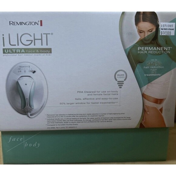 Remington IPL6500 iLight Ultra Face Body At-Home IPL Hair Removal System NEW - Picture 8 of 8